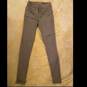 Beige mid wasted pants